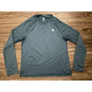 Rabbit Running Shirt Womens Md Blue EZ Tee Long Sleeve Athletic Lightweight